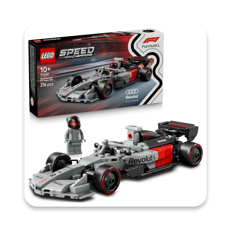 LEGO Speed Champions Audi F1 Race Car Building Set with Driver Minifigure