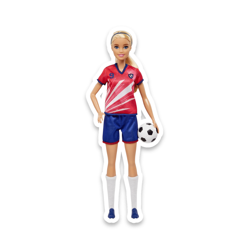 Barbie Soccer Player Career Doll with Uniform and Accessories