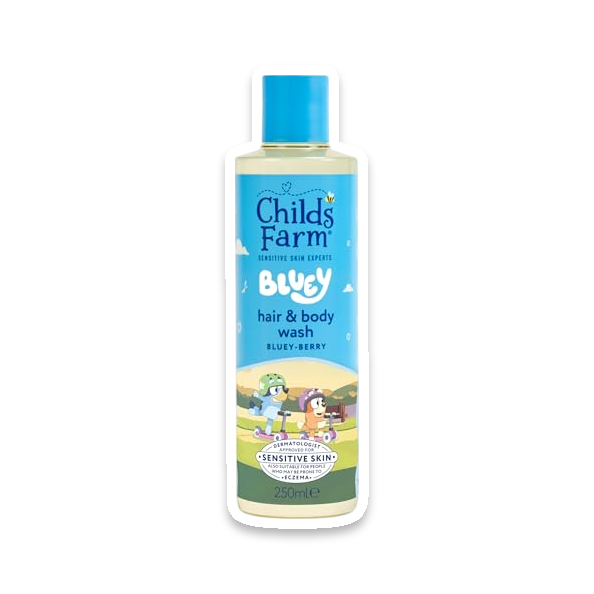 Childs Farm Bluey Kids Hair & Body Wash, 250ml