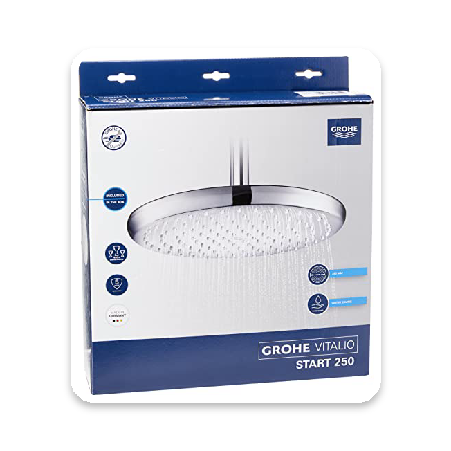 GROHE Vitalio Start 250 Shower Head with Arm
