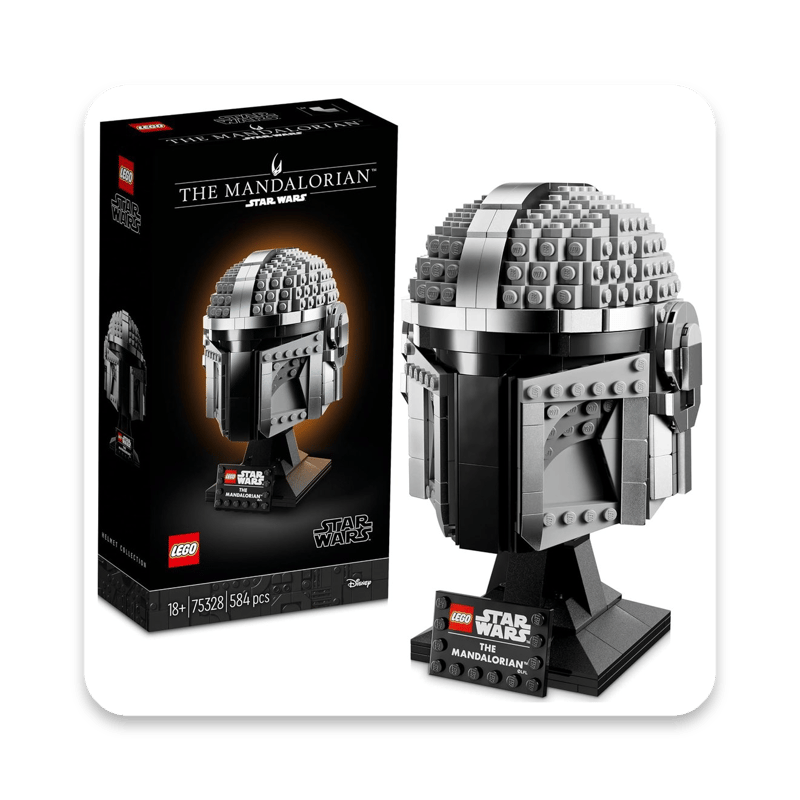 LEGO Star Wars The Mandalorian Helmet Building Set