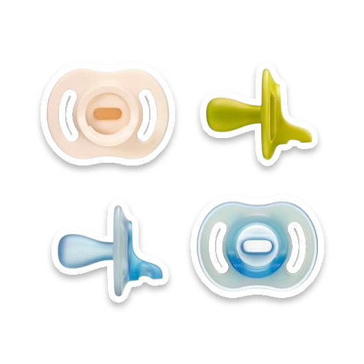 Tommee Tippee Ultra-Light Stay-Put Silicone Soother