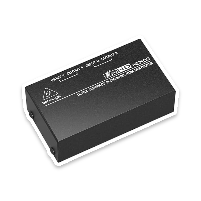 Behringer HD400 Ultra-Compact Headphone Distribution Amplifier