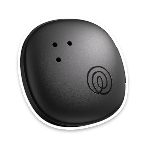 Life360 Tile Sticker Small Bluetooth Item Finder (1-Pack, Black)