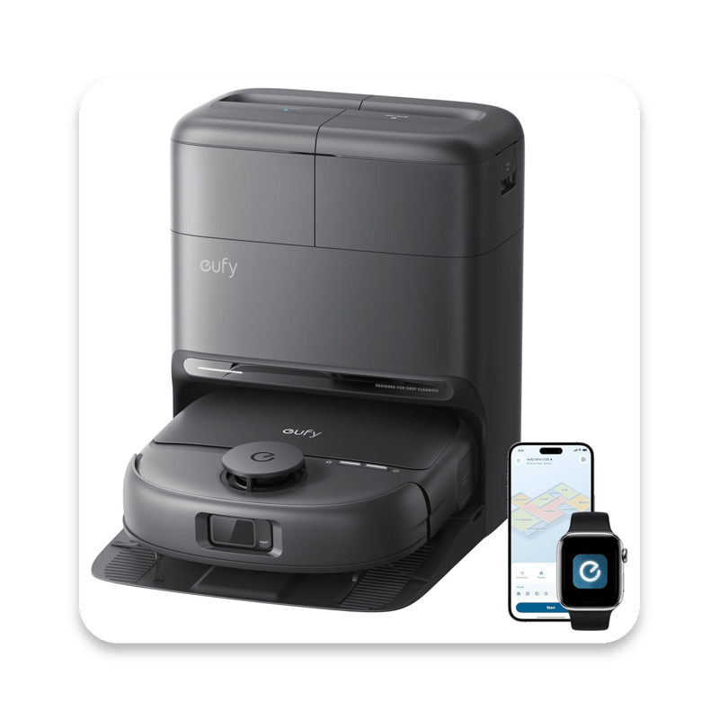 Eufy C28 Omni Robot Vacuum and Mop with Self-Cleaning Station - 15,000Pa Suction