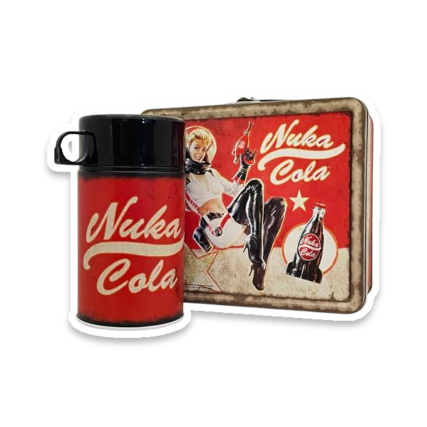 Fallout Nuka Cola Weathered Lunchbox & Flask Set