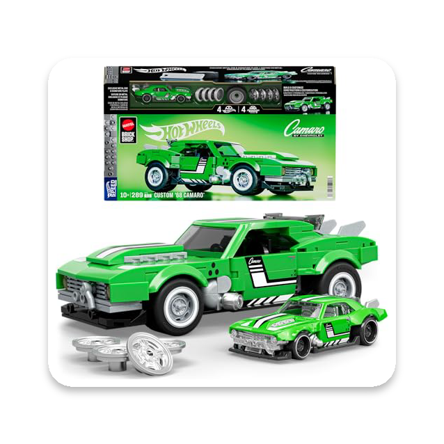 Mattel Hot Wheels Custom '68 Camaro Building Toy Kit