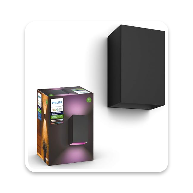 Philips Hue Resonate White Outdoor Wall Light