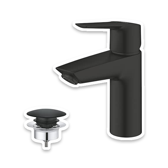 GROHE Start Basin Mixer Tap in Matt Black