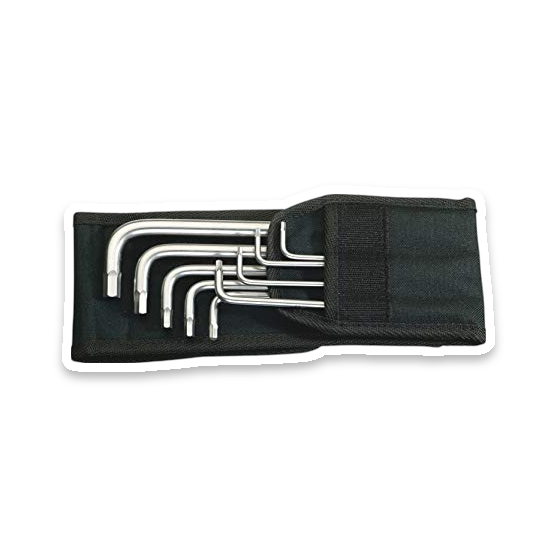Wera 3950/9 Hex-Plus Imperial Stainless L-Key Set, 9 Piece
