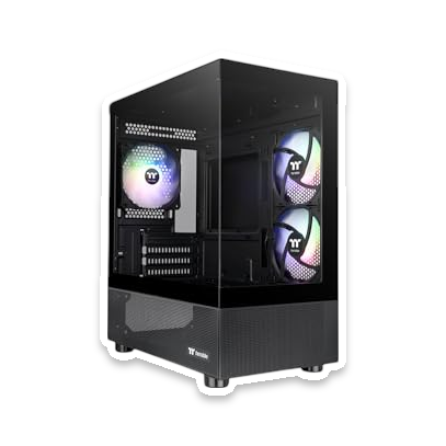 Thermaltake View 170 TG ARGB Micro-ATX PC Case (Black)