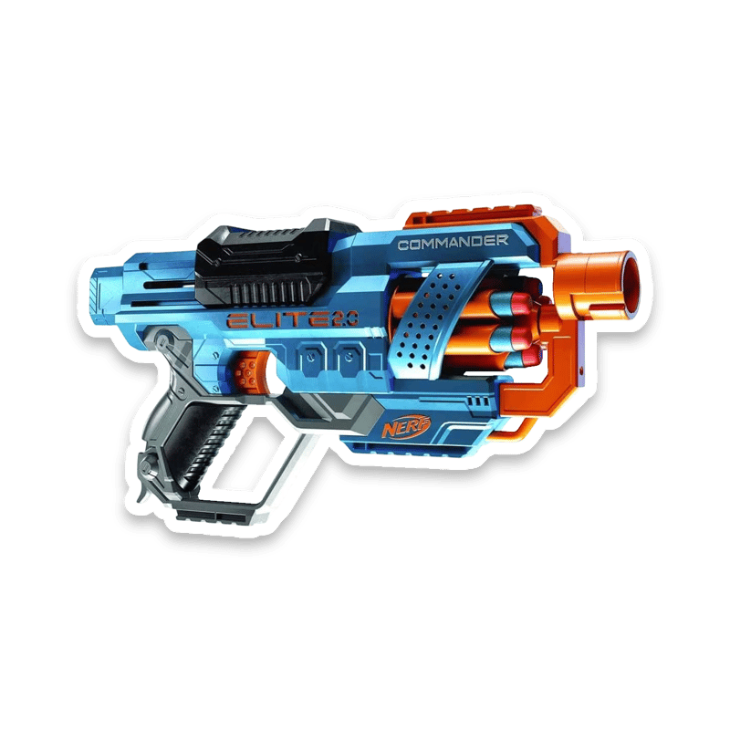 Nerf Elite 2.0 Commander RD-6 Dart Blaster with 12 Foam Darts