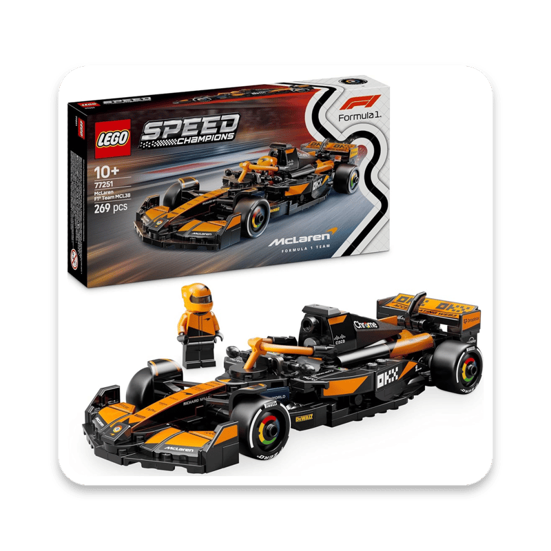 LEGO Speed Champions McLaren F1 Team MCL38 Race Car Set