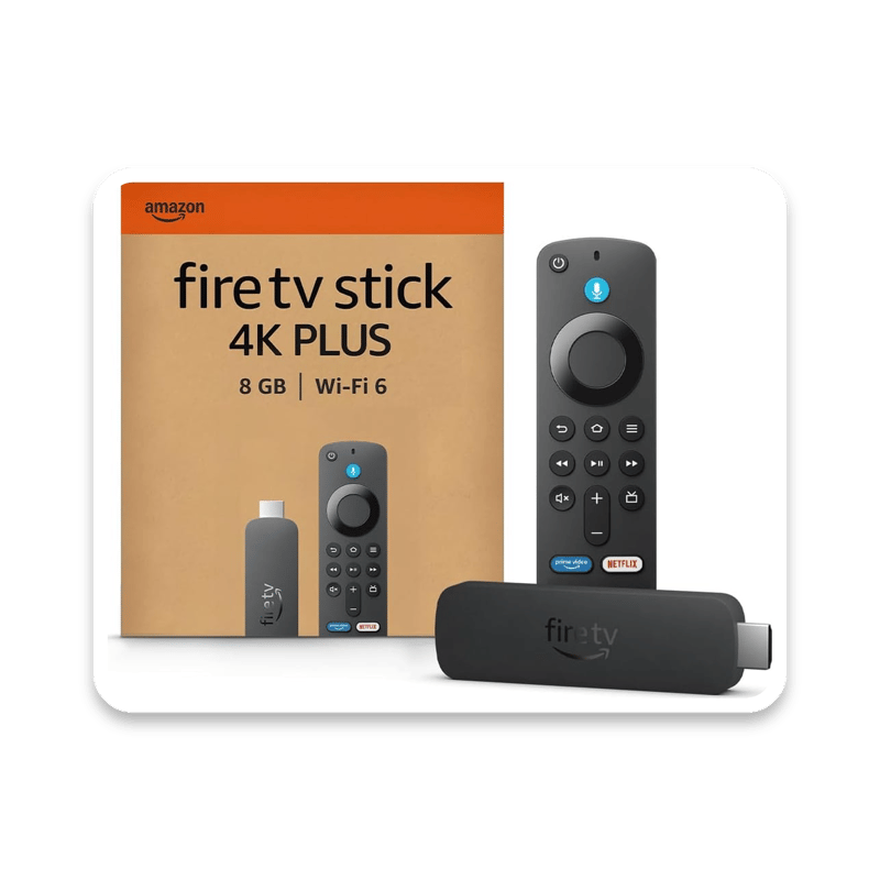 Fire TV Stick 4K Plus with Wi-Fi 6 and Alexa Voice Remote - Under £25