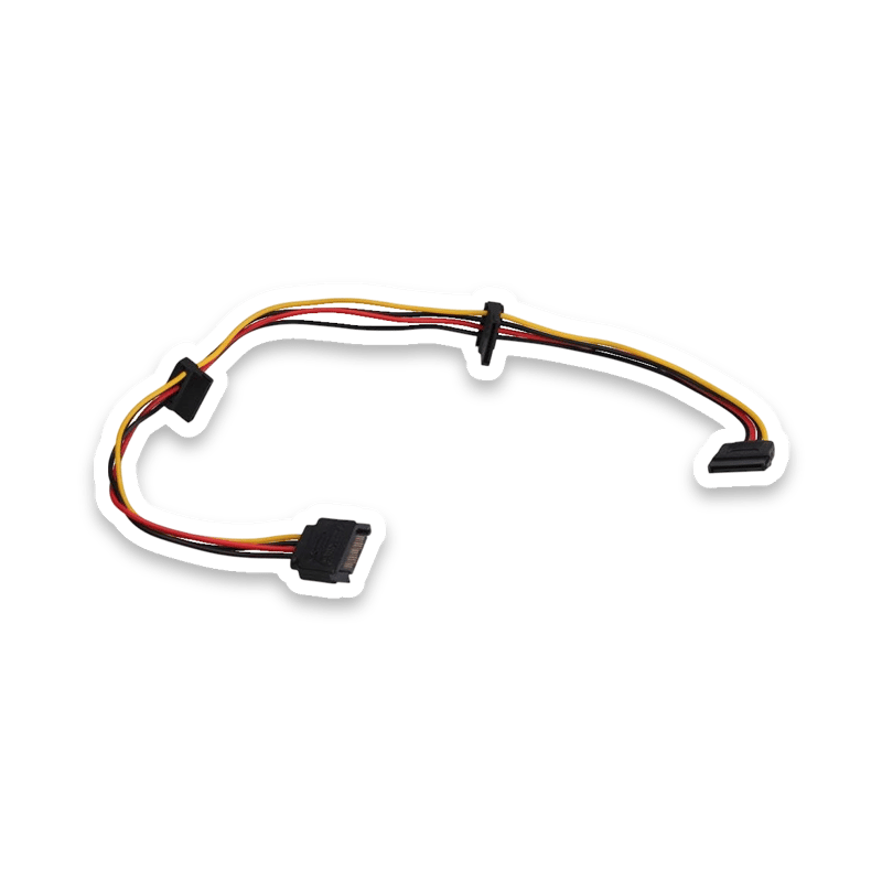 SATA Power Splitter Cable - One Male to Three Female Connectors