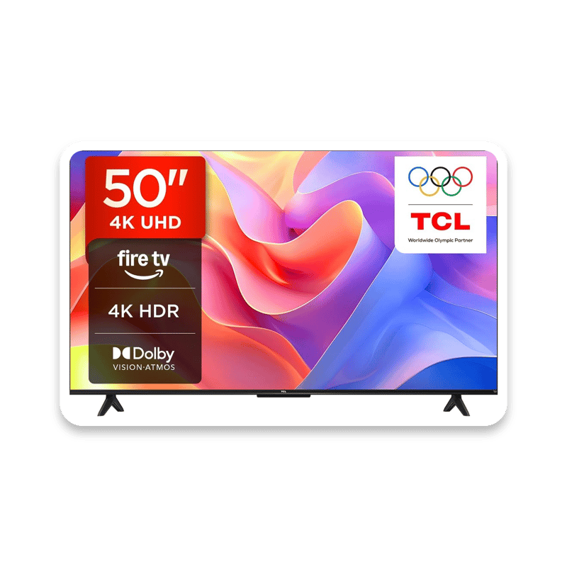 TCL 50-inch 4K Smart Fire TV with Dolby Vision and Alexa
