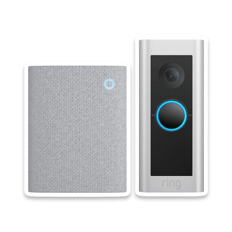 Ring Video Doorbell Pro with Chime Bundle - 3rd Generation Smart Doorbell System