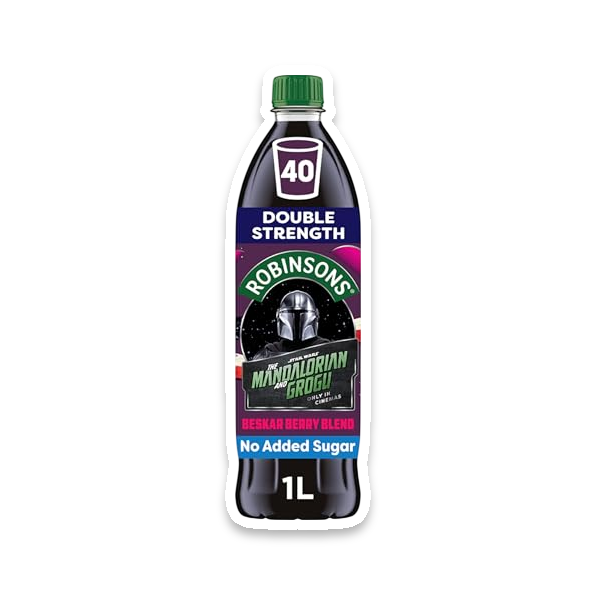 Robinsons Double Concentrate Apple & Blackberry Squash, No Added Sugar, 1L