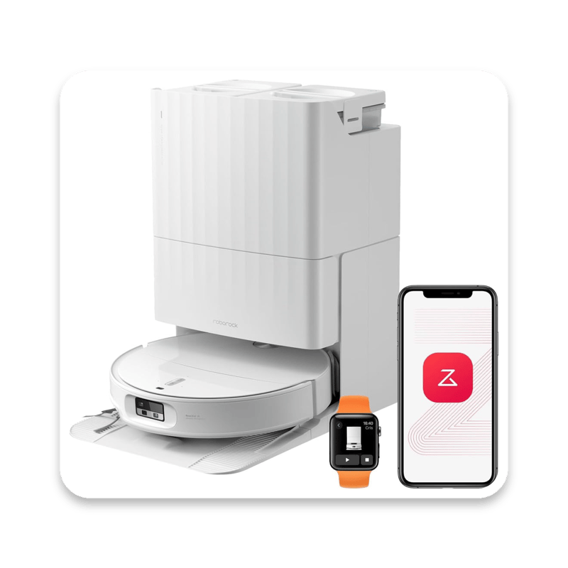 Roborock Qrevo Edge 2 robot vacuum and mop with powerful suction and self-cleaning dock
