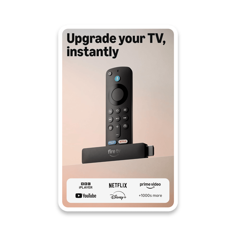 Amazon Fire TV Stick HD latest generation streaming device with Alexa voice control