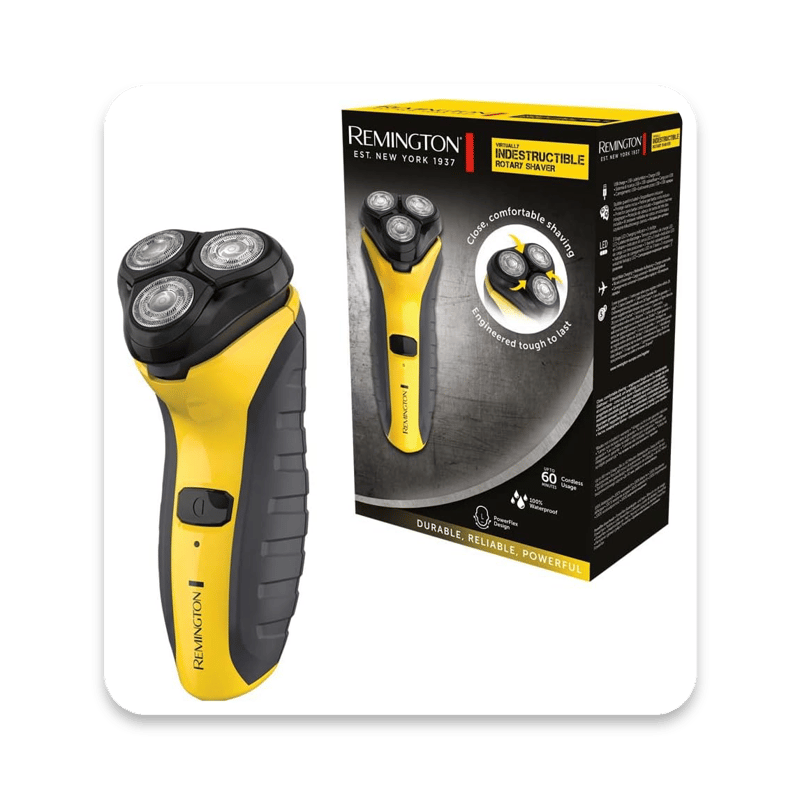 Remington Cordless Rotary Men's Electric Shaver – Waterproof with 60-Minute Battery