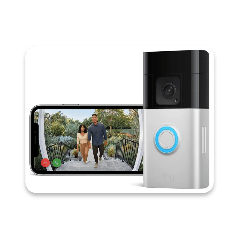 Ring Battery Video Doorbell Plus - Certified Refurbished Smart Doorbell with HD Video and Night Vision