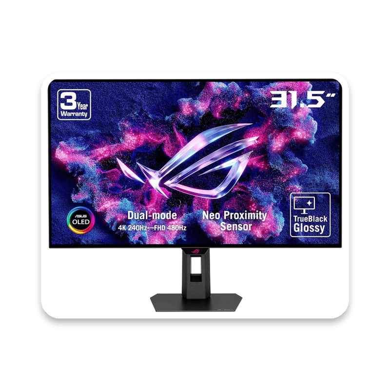 ASUS ROG Strix 32-inch 4K OLED Gaming Monitor with 240Hz Refresh Rate