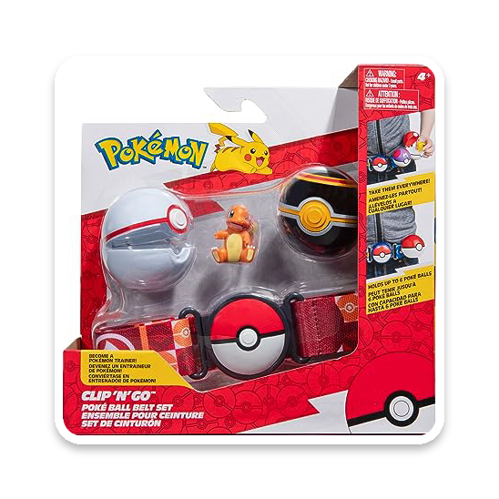 Pokémon Clip 'N' Go Belt Set with Poké Ball Accessories