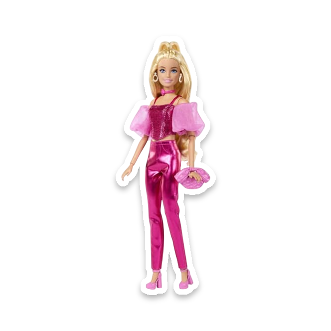 Barbie Deluxe Style Doll with Necklace and Handbag