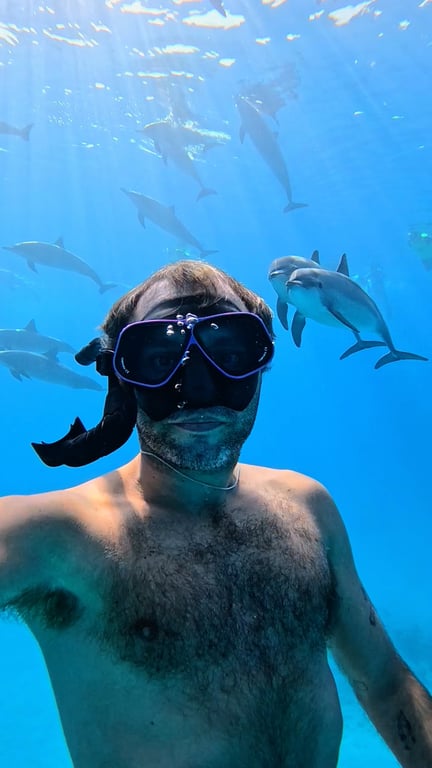 Freediving and dolphins at Sataya photo 10