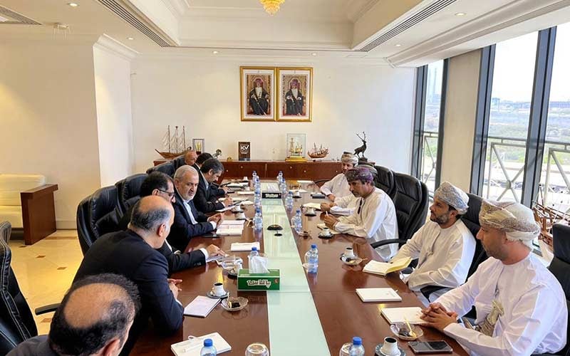وزیر صنعت، معدن و تجارت ایران با وزیر انرژی و معادن عمان دیدار کرد