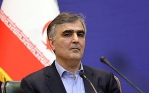 محمدرضا فرزین، رئیس‌کل بانک مرکزی در جلسه علنی مجلس