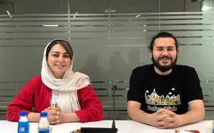 حامد پرتوی و غزاله حسینقلی‌زاده، بنیان‌گذاران استارتاپ گردشگری سفرکلاب