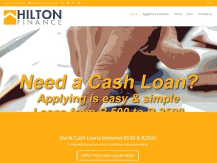 Hilton Finance homepage