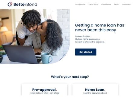 Better Bond homepage