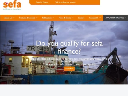 SEFA homepage