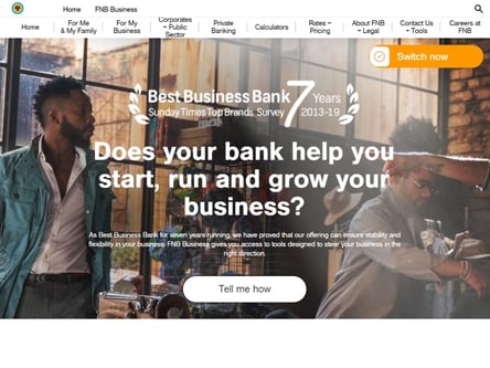 FNB homepage