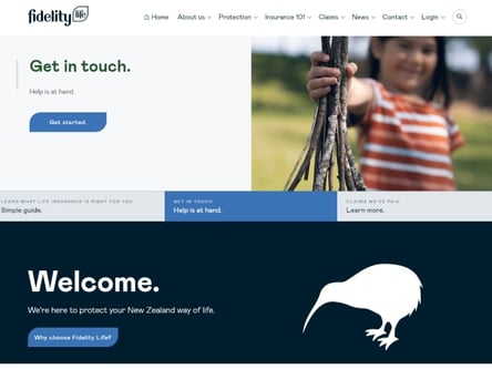 Fidelity Life homepage