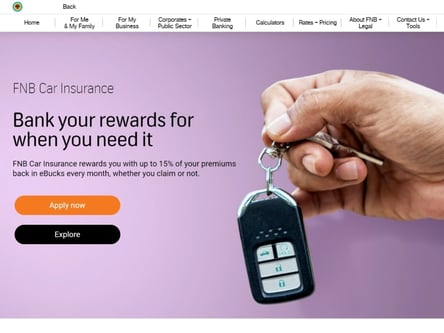 FNB homepage