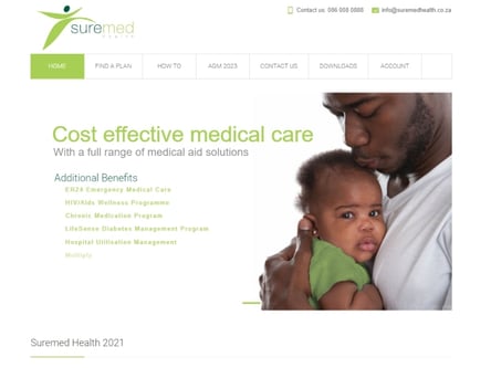 Suremed homepage