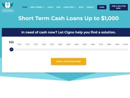 Cigno Short-term loan