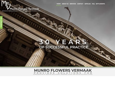 Munro Flowers & Vermaak homepage