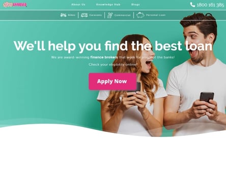 1800 Approved homepage