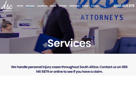 DSC Attorneys homepage