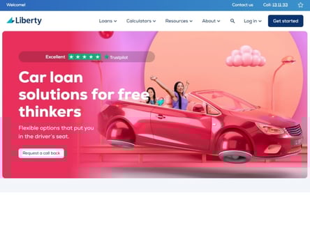 Liberty homepage