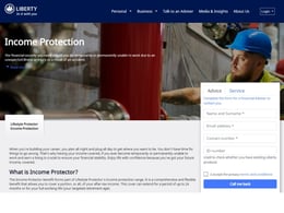 Liberty Income protection insurance