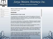 Sonya Meistre Attorneys Third-party Claim
