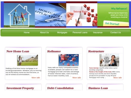 Gupta Loans homepage