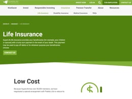 SuperLife Life insurance