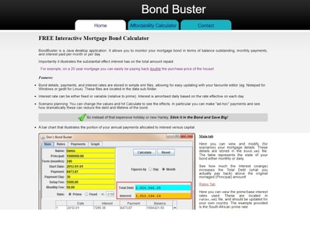 Bond Busters homepage